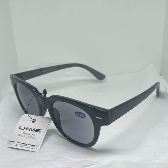 U+ME Unisex Sun Reader Glasses +1.25 with UV Protection – Premium Readers - Picture 1 of 3